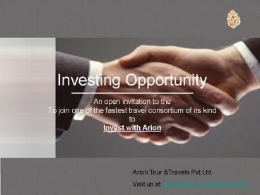 Investing Opportunity