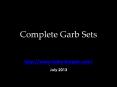 Complete Garb Sets PowerPoint PPT Presentation