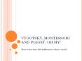 VYGOTSKY,%20MONTESSORI%20AND%20PIAGET,%20OH%20MY! PowerPoint PPT Presentation