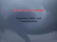 Severe Storm Spotting