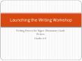 Writing Process for Upper Elementary Grade Writers PowerPoint PPT Presentation