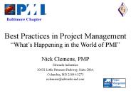 Nick Clemens, PMP