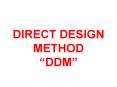 DIRECT DESIGN METHOD  PowerPoint PPT Presentation