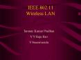 IEEE 802.11 Wireless LAN PowerPoint PPT Presentation