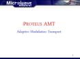PROTEUS AMT Adaptive Modulation Transport PowerPoint PPT Presentation