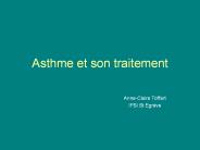 Asthme et son traitement