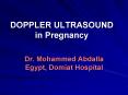 DOPPLER ULTRASOUND in Pregnancy PowerPoint PPT Presentation