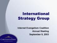 International Strategy Group
