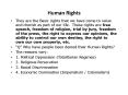 Human Rights PowerPoint PPT Presentation