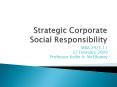 Strategic Corporate Social Responsibility PowerPoint PPT Presentation