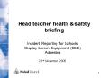 Head teacher health PowerPoint PPT Presentation