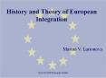 History and Theory of European Integration PowerPoint PPT Presentation