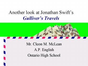 Another look at Jonathan Swift