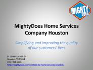 MightyDoes Home Services Company Houston