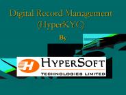 Digital Record Management (HyperKYC)