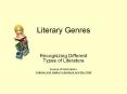 Literary Genres PowerPoint PPT Presentation