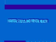 GENDER AND MENTAL ILLNESS