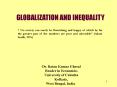 GLOBALIZATION AND INEQUALITY PowerPoint PPT Presentation