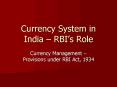 Currency System in India  PowerPoint PPT Presentation