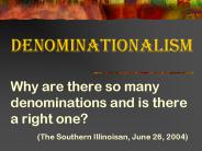 Denominationalism