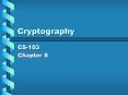 Cryptography PowerPoint PPT Presentation