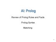 AI: Prolog