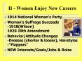 II - Women Enjoy New Careers PowerPoint PPT Presentation