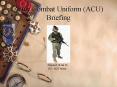 Army Combat Uniform (ACU) Briefing PowerPoint PPT Presentation