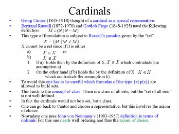Cardinals
