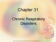 Chronic Respiratory Disorders