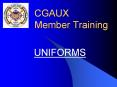 CGAUX Member Training PowerPoint PPT Presentation