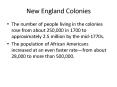 New England Colonies PowerPoint PPT Presentation