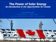 The Power of Solar Energy An Introduction to the Opportunities for Condos November 23rd, 2010 Rob McMonagle Senior Advisor  PowerPoint PPT Presentation