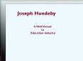 Joseph Hundeby is Well Versed in Education Industry PowerPoint PPT Presentation