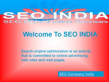 Professional SEO Company India