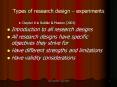 Types of research design  PowerPoint PPT Presentation