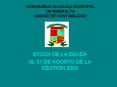 HONORABLE ALCALDIA MUNICIPAL DE RIBERALTA UNIDAD DE CONTABILIDAD PowerPoint PPT Presentation