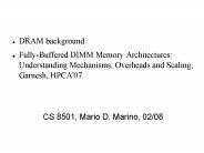 DRAM background