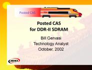 Posted CAS for DDR-II SDRAM