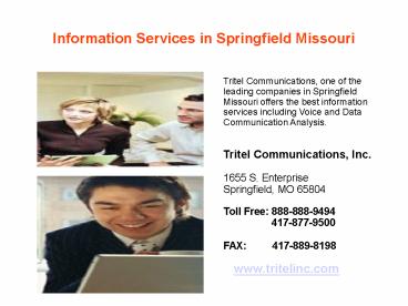 Information Services in Springfield Missouri