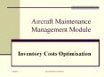 Aircraft Maintenance Management Module PowerPoint PPT Presentation