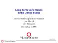Long Term Care Trends in the United States PowerPoint PPT Presentation