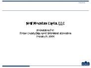 Introduction to New Mountain Capital