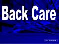 Back Care PowerPoint PPT Presentation