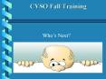 CVSO Fall Training PowerPoint PPT Presentation