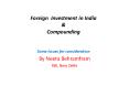 Foreign Investment in India PowerPoint PPT Presentation