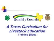 A Texas Curriculum for