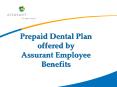 Prepaid Dental Plan offered by Assurant Employee Benefits PowerPoint PPT Presentation
