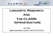 Linguistic Research