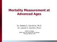 Gender   Specific   Effects   of   Early-Life   Events   on   Adult   Lifespan